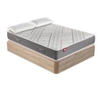 PIKOLIN Pack Colchón Elan + Canapé Natural + 2 Almohadas Montaje Incluido
