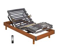 PIKOLIN, somier multiláminas articulado Motor con Bastidor Madera, 5 Planos de articulación y Mando. Montaje en Domicilio Incluido, 90x190, Modelo Futurlam