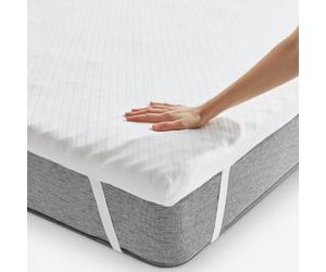 PIKOLIN Topper de Hotel Viscoelástico 7cm Multizonas 140 x 190 cm | Memory Foam multizona 7cm | Antideslizante | Desenfundable cremallera | Transpirable | Hotel