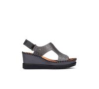 Pikolinos Aguadulce Sandalias Cuña Mujer | en Cuero | Extraligero | Gris