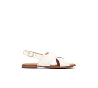 Pikolinos Algar Sandalias Planas Mujer | en Cuero | Cierre con Hebilla | Talla EU 35-42 en color Blanco