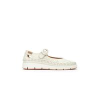 Pikolinos Bailarinas en Cuero Tenerife para Mujer Color Nata