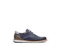 Pikolinos Berna Zapatos Cordones Hombre | en Cuero | Extraíble | Azul