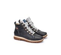 PIKOLINOS Botas de piel con cordones, VIGO. Color Azul Oscuro