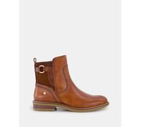 Pikolinos Botines Aldaya de mujer en piel con detalle de pespuntes. Marrón claro 39
