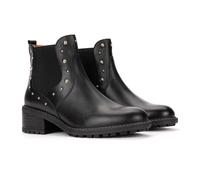 Pikolinos Medina Botines Chelsea de Tacón Mujer | en Cuero | Negro