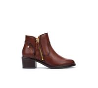 Pikolinos Botines de tacón en Cuero BACAROT para Señora Color Cognac
