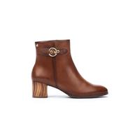 Pikolinos Botines de tacón para mujer Calafat W1Z-8588 Cuero Marrón Talla 40