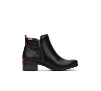Pikolinos Botines de tacón en Cuero Malaga para Mujer Color Black
