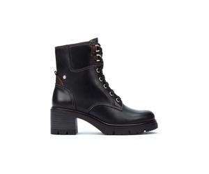 Pikolinos Botines de tacón en Cuero Soria para Señora Color Black