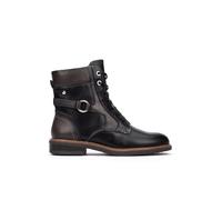 Pikolinos Botines ALDAYA W8J planos de cuero con cordones Negro 37