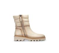 Pikolinos Botines Planos en Cuero Salamanca para Señora Color Marfil