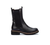 Pikolinos Botines Planos en Cuero Vicar para Mujer Color Black