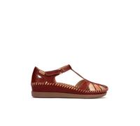 Pikolinos Cadaques Zapatos Semiabiertos Mujer | en Cuero | Rojo