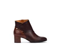 Pikolinos Calafat Botines de Tacón Mujer | en Cuero | Cremallera | Marrón