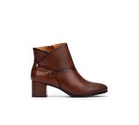 Pikolinos Calafat Botines de Tacón Mujer | en Cuero | Cremallera | Marrón