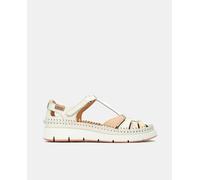 Pikolinos Zapatos semiabiertos en Cuero Tenerife para Mujer Color Nata