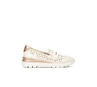 Pikolinos Deportivos en Cuero CANTABRIA para Mujer Color Nata