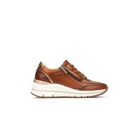 Pikolinos Deportivos en Cuero GIRONA para Mujer Color Brandy