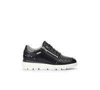 Pikolinos Deportivos en Cuero Rueda para Señora Color Black