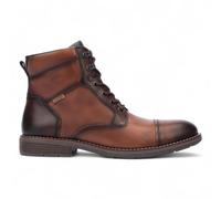 Pikolinos Hombre York Cuero Marrón Cremallera & Cordones Smart Exterior Botines
