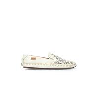Pikolinos Jerez Mocasines Mujer | en Cuero | Plantilla Extraíble | Blanco