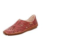 Pikolinos Jerez Mocasines Mujer | en Cuero | Plantilla Extraíble | Rojo