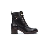 Pikolinos Botines de tacón en Cuero Llanes para Mujer en Color Negro