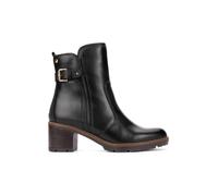 Pikolinos Llanes Botines de Tacón Mujer | en Cuero | Cremallera | Negro