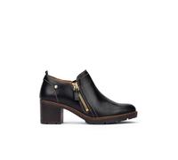 Pikolinos Llanes Zapatos Abotinados Mujer | en Cuero | Cremallera | Negro