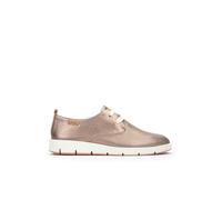 Pikolinos Madrid Zapatos Cordones Mujer | en Cuero | Extraligero | Beige