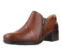 Pikolinos Malaga Zapatos Tacón Mujer | en Cuero | Cremallera | Marrón