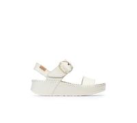 Pikolinos Marina Sandalias Cuña Mujer | en Cuero | Blanco