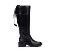 Pikolinos Medina Botas Mujer | en Cuero | Cremallera | Tacón Medio en Color Negro