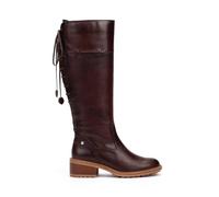 Pikolinos Medina Botas Mujer | en Cuero | Cremallera | Tacón Medio | Marrón