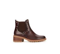 Pikolinos Medina Botines Chelsea de Tacón Mujer | en Cuero | Marrón