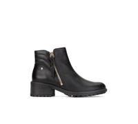 Pikolinos Medina Botines de Tacón Mujer | en Cuero | Cremallera | Negro