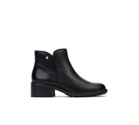 Pikolinos Medina Botines de Tacón Mujer | en Cuero | Cremallera | Negro