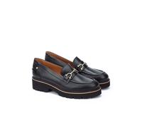 PIKOLINOS Mocasines de piel, VICAR. Color Negro