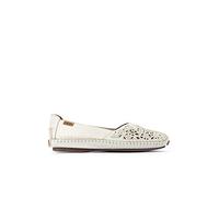 Pikolinos Mocasines en Cuero Jerez para Mujer en Color Blanco