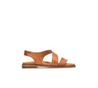Pikolinos Sandalias planas Navia mujer en cuero con elástico Marrón Talla EU 35-42
