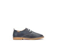 Pikolinos Noia Zapatos Cordones Mujer | en Cuero | Plantilla Extraíble en Color Azul
