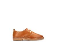 Pikolinos Noia Zapatos Cordones Mujer | en Cuero | Plantilla Extraíble en Color Marrón Claro