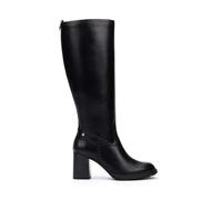 Pikolinos Palencia Botas Mujer | en Cuero | Cremallera | Tacón Alto | Negro