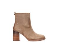 Pikolinos Palencia Botines de Tacón Mujer | en Cuero | Cremallera | Beige
