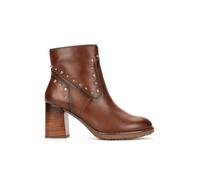 Pikolinos Palencia Botines de Tacón Mujer | en Cuero | Cremallera | Marrón