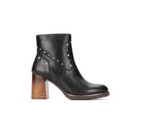 Pikolinos Palencia Botines de Tacón Mujer | en Cuero | Cremallera | Negro