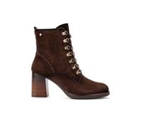 Pikolinos Palencia Botines de Tacón Mujer | en Cuero | Marrón Oscuro
