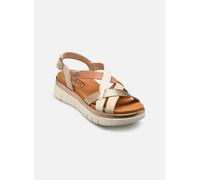 Pikolinos Palma Sandalias Cuña Mujer | en Cuero | Extraligero | Beige