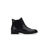 Pikolinos Puertollano Botines Planos Mujer | en Cuero | con Elástico | Negro